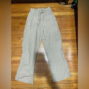 Simply Blessed Paperbag Pants Brown Lose Fit